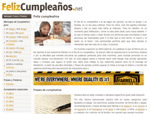 Tablet Screenshot of felizcumpleanos.net